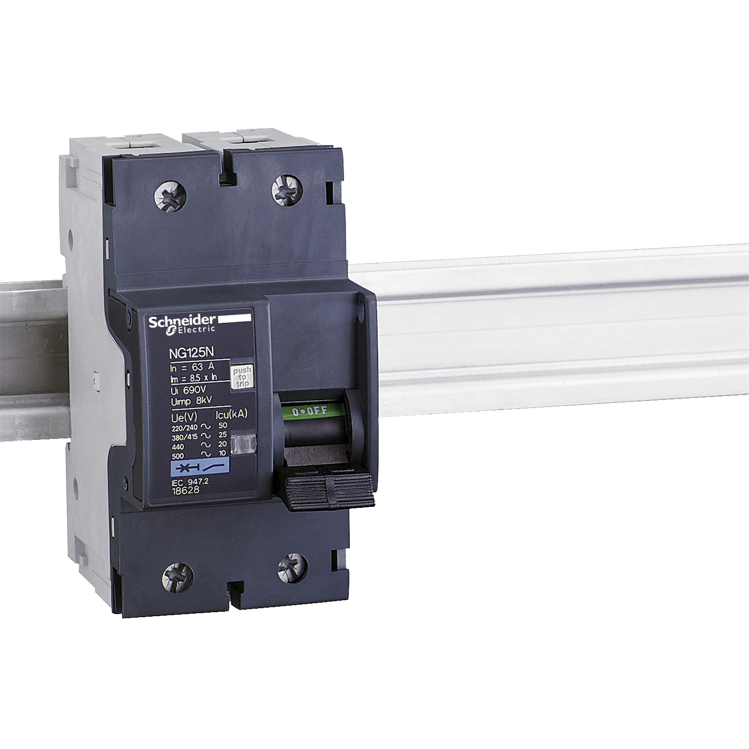 18625 NG125N – DISJUNTOR NG125N 2P CURVA C 32A 500V – Schneider Electric