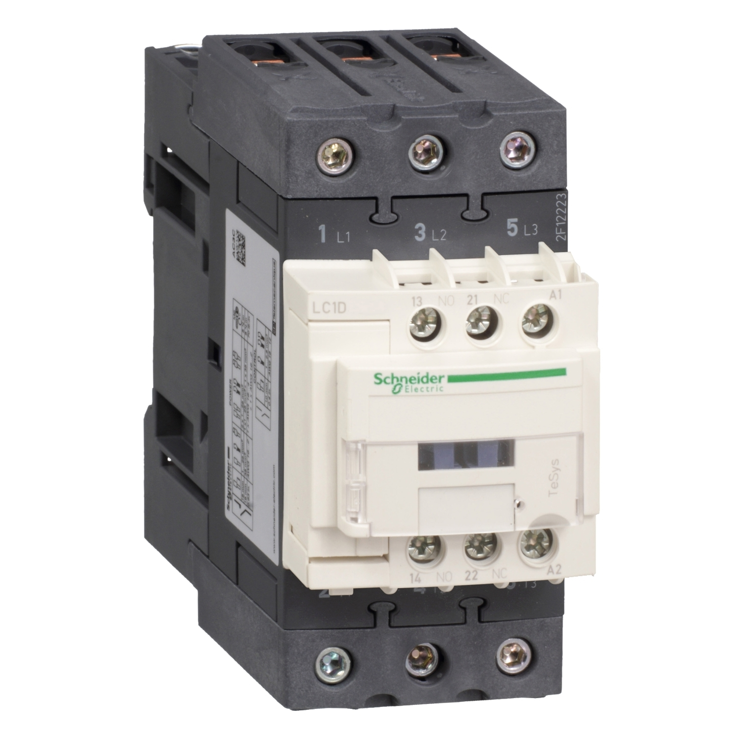 LC1D40AR7 – CONTATOR TRIPOLAR TESYS D EVERLINK 40A 1NA+1NF 440VCA – SCHNEIDER ELECTRIC