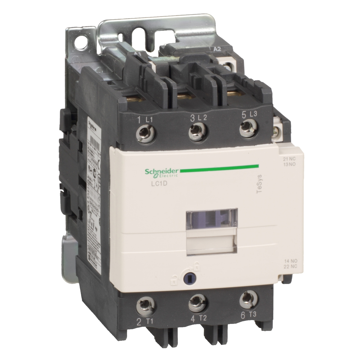 LC1D80F7 – CONTATOR TRIPOLAR 80A 1NA+1NF 110VCA – Schneider Electric