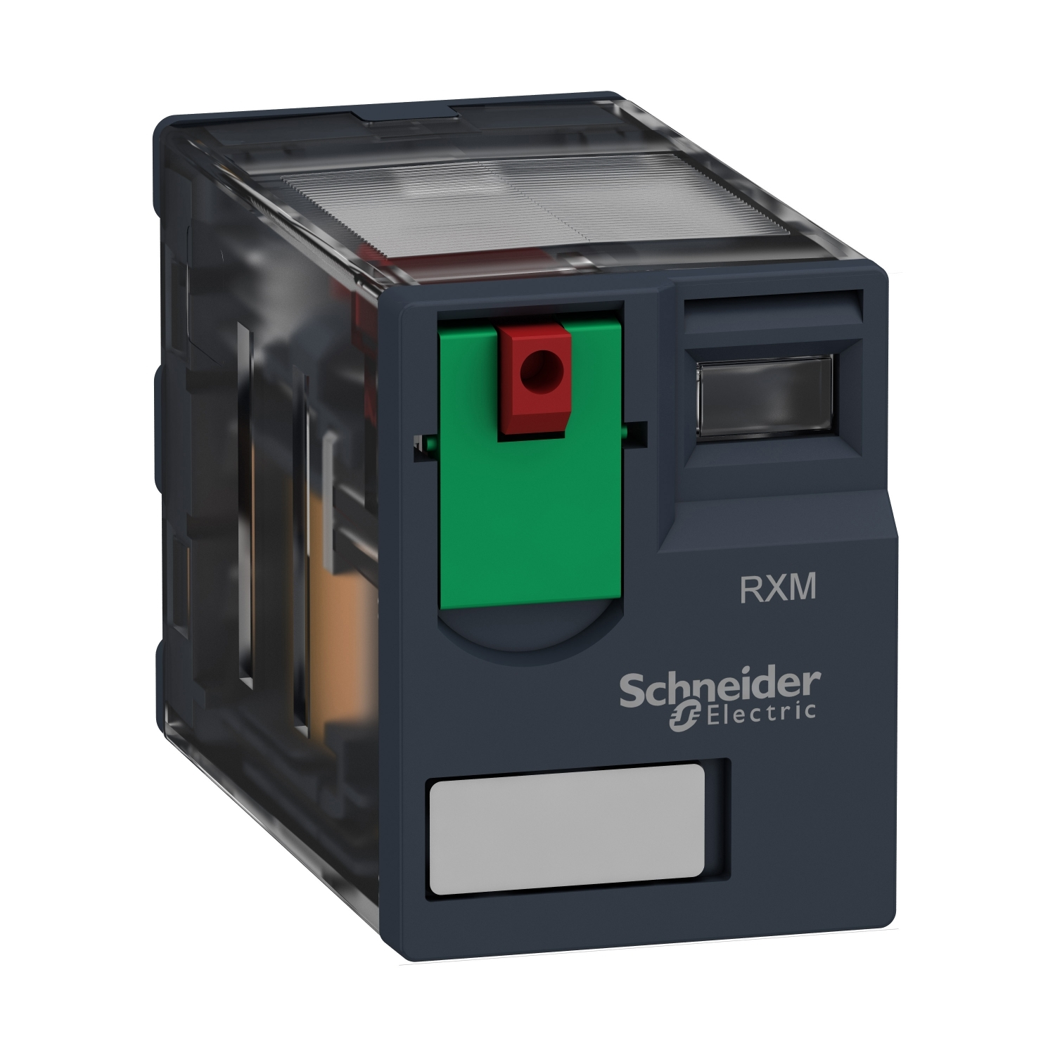 RXM4AB1P7 – Relé de interface, 6A, 4NAF, botão de teste, 230VCA – RELE MINIATURA PLUG-IN sem LED 4NANF 230VCA 6A