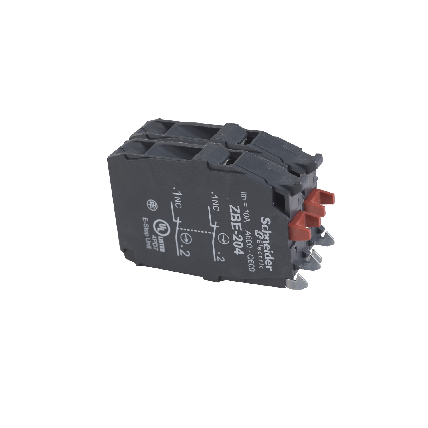 ZBE204 – Bloco de contato, 2NF – Schneider Electric