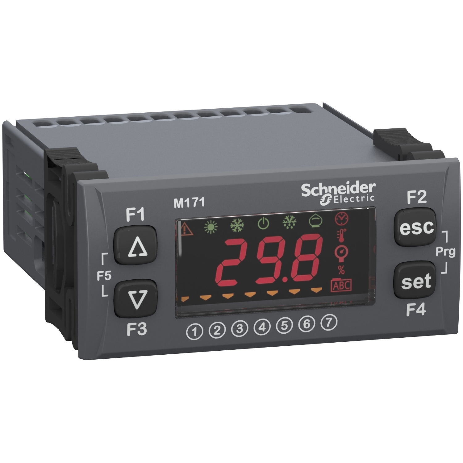 TM171OFM22R – Controlador Lógico Programável com Display – Schneider 6 Entradas / 6 Saídas Digitais + 5 Entradas / 5 Saídas Analógicas – Modbus – 24 Vdc –