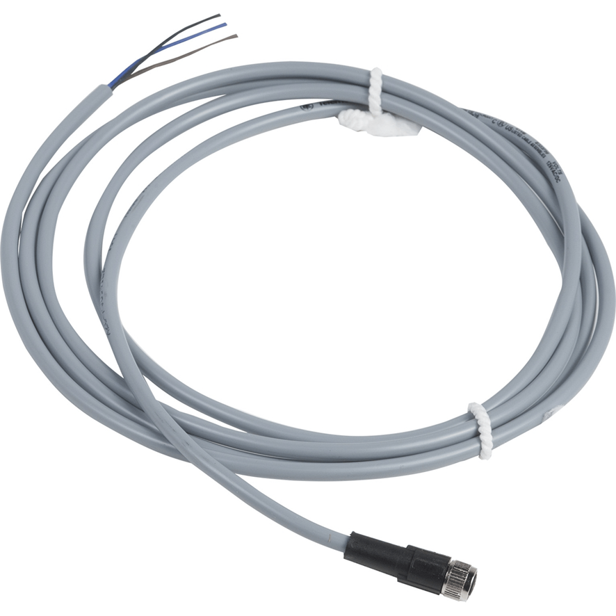 XZCPV0941L2 – CABO PVC 4 PINOS COM CONECTOR M8 FEMEA RETO 2 METROS – Schneider