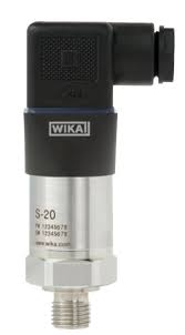 Transmissor de pressão WIKA, 4 A 20MA, modelo S-20, 60 BAR