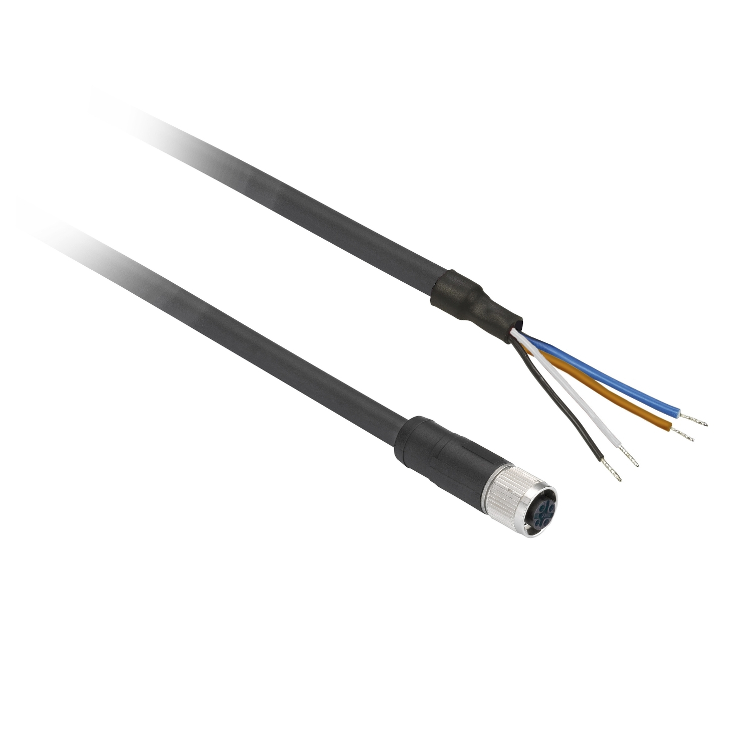 CABO COM CONECTOR M12 RETO 4 PINOS 2 M - XZCP1141L2
