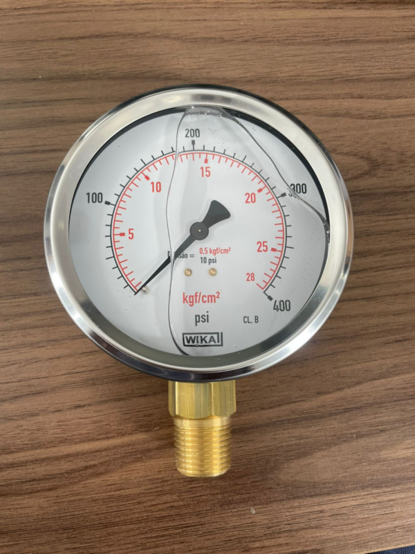 Manômetro 113.53.100L 400PSi x KGF