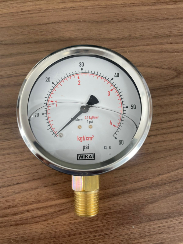 Manômetro 113.53.100L 60PSi x KGF