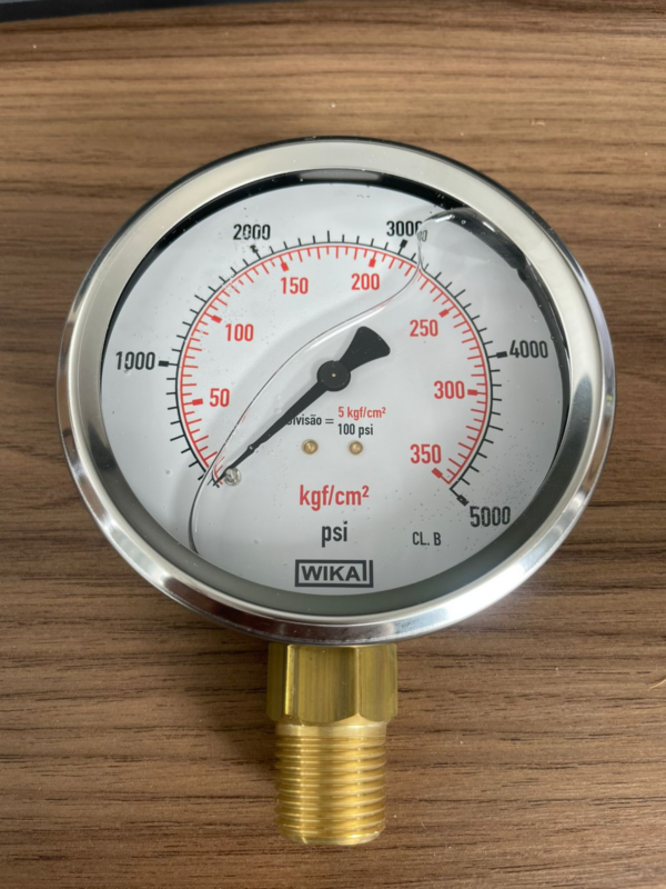 Manômetro 113.53.100L 5000PSi x KGF