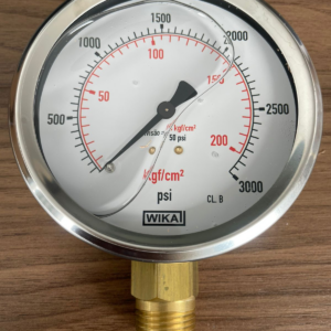 Manômetro 113.53.100L 3000PSi x KGF
